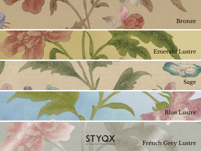 Little Greene Chine Rosa - französischgrauer Glanz