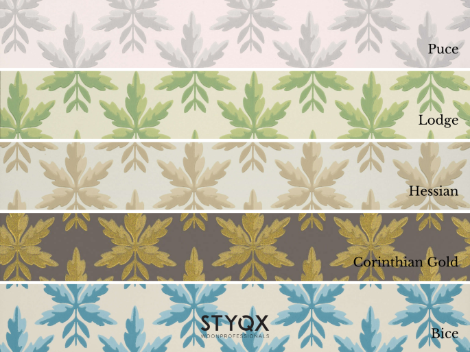 Little Greene Clutterbuck - braunrot