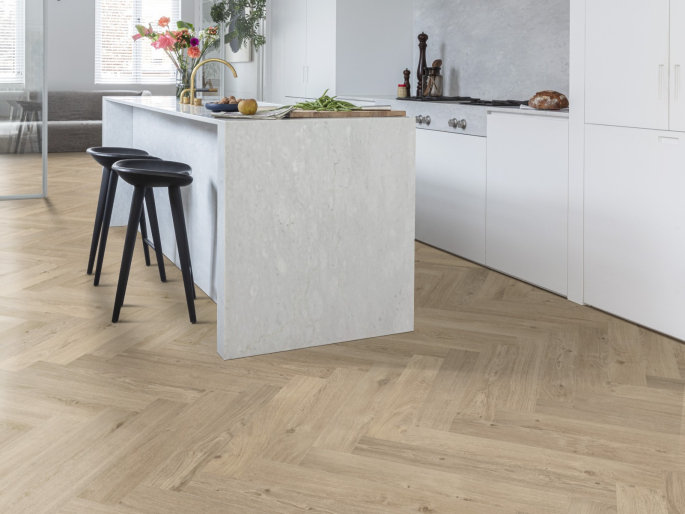 Floorify Fischgrätboden Unagi F317 - klicken Vinyl