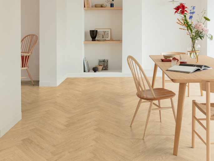Floorify Fischgrätboden Uni FG301 - Aufkleber Vinyl