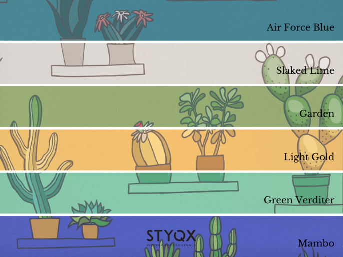 Little Greene Mr Straw's Gewächshaus - Air Force Blue