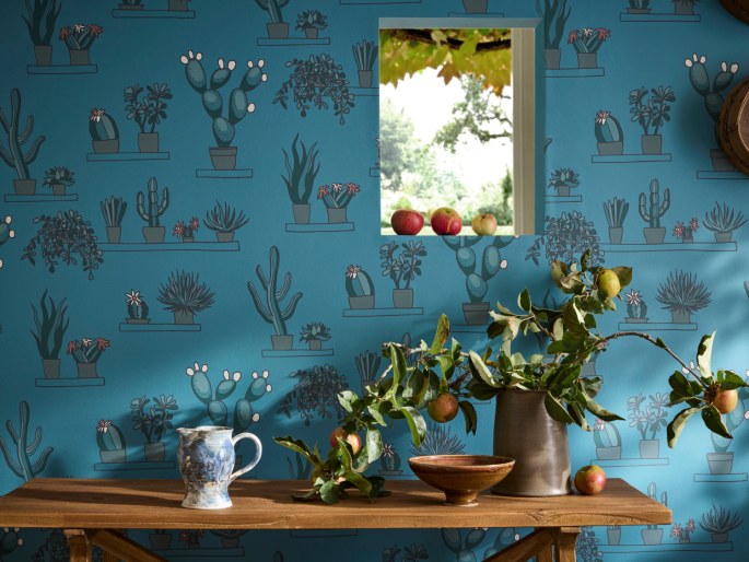 Little Greene Mr Straw's Gewächshaus - Air Force Blue