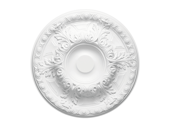 Deckenrosette im klassischen Design mit Flügeln