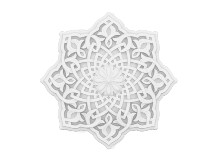 Kleine orientalische Decke Ornament