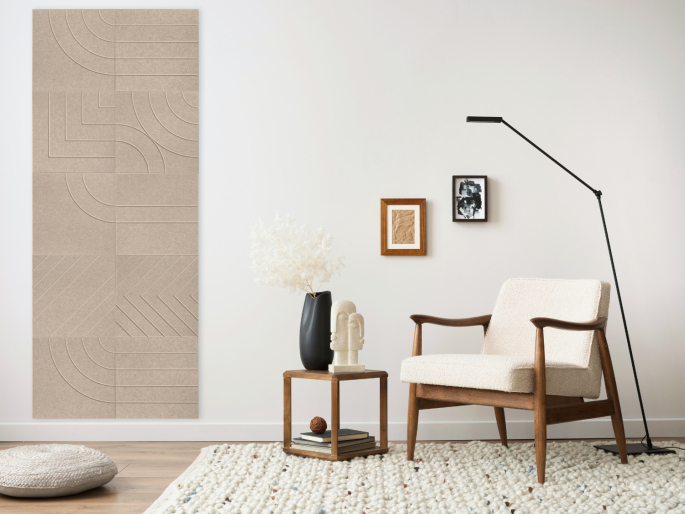 Maeven Art akustisches Paneel Loa I - Beige