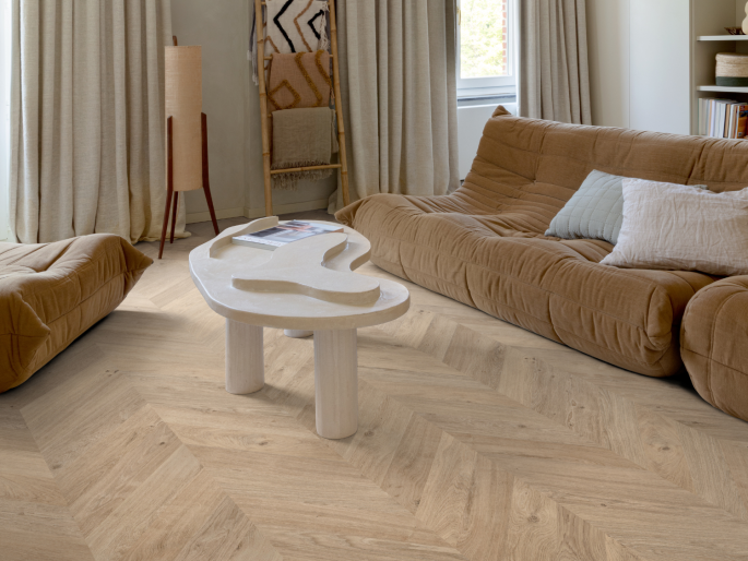 Floorify Chevron Odette F717 - klicken Vinyl