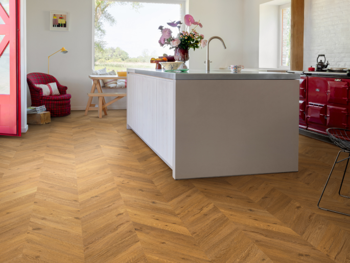 Floorify Chevron Oscar F733 - klicken Vinyl