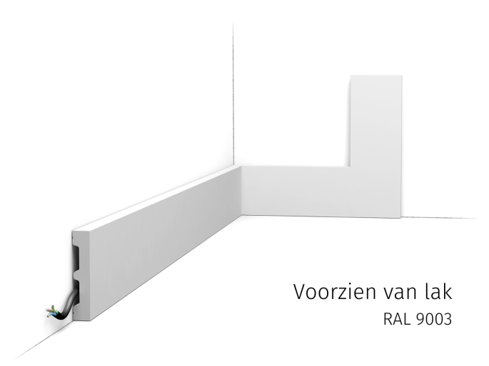 Orac Sockelleiste SX157 RAL9003