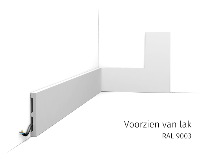 Orac Sockelleiste SX163 RAL9003