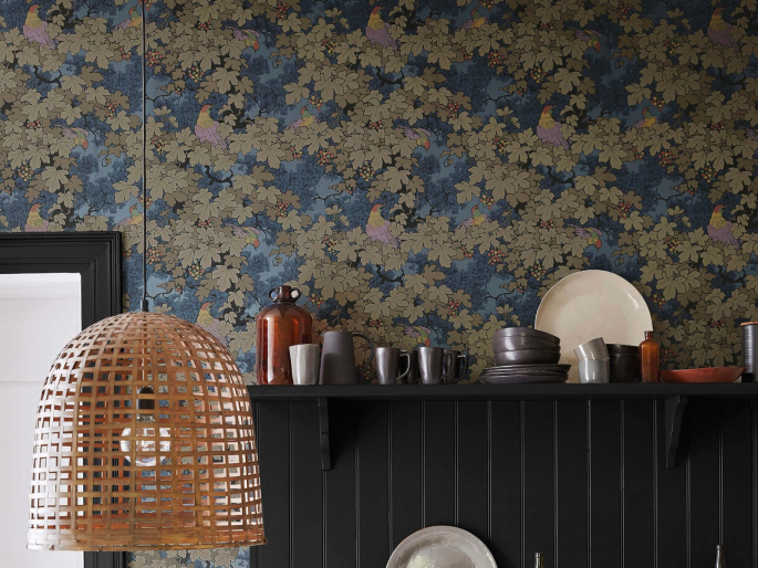 Little Greene Rebe - Blau