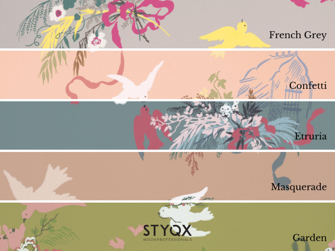 Little Greene Voilères - Französisches Grau